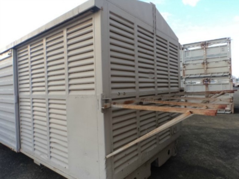 2 STEEL MALY RAILWAY WAGONS