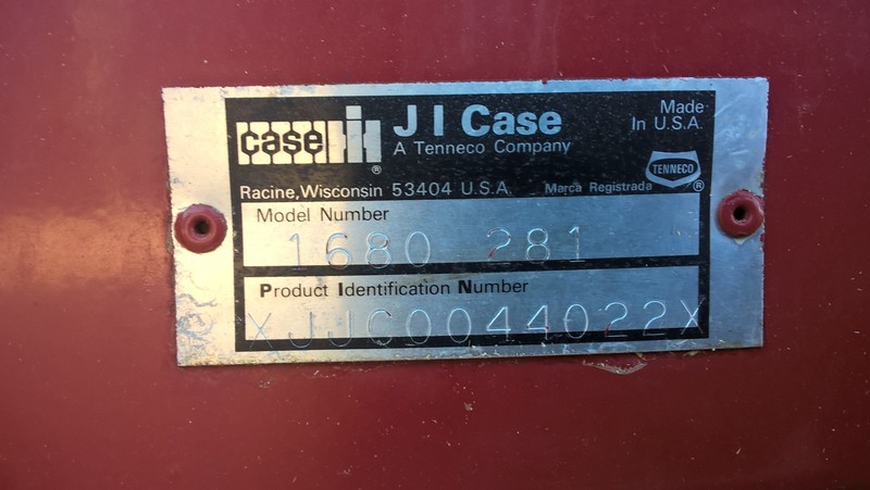 Case IH 1680 Harvester-Header