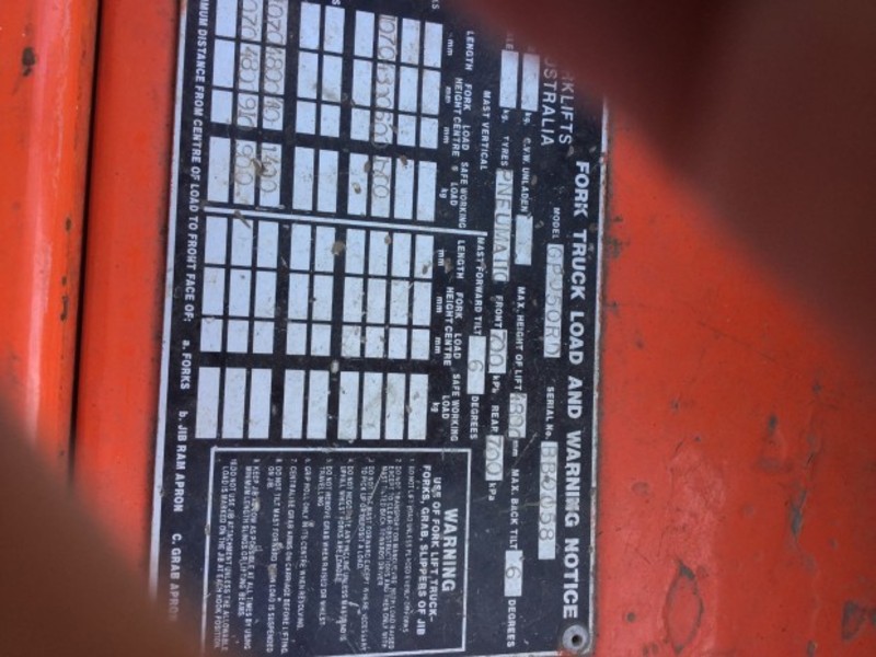 1990 YALE GP050RD Forklift