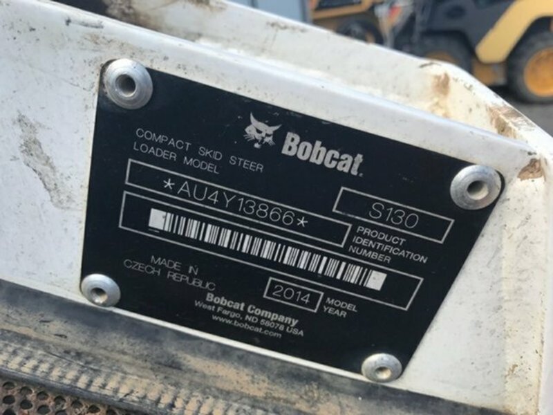 2014 BOBCAT S130 SKID STEER