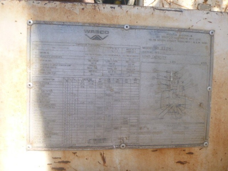 1980 WABCO 222H Scraper