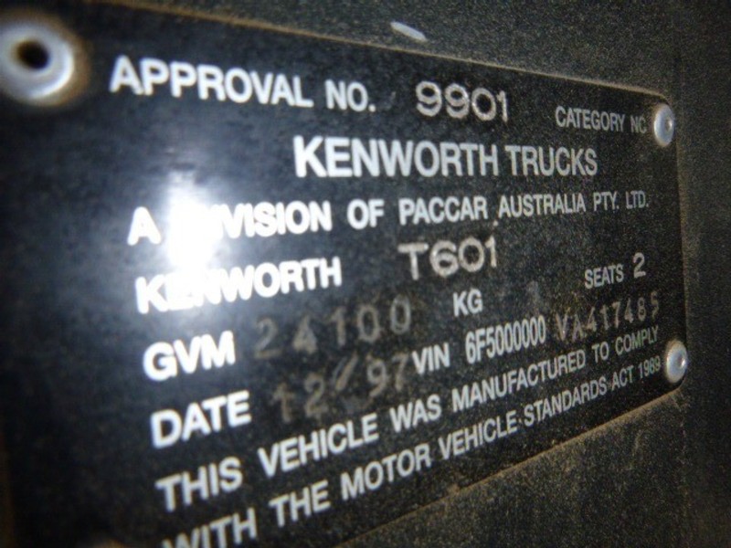 1997 KENWORTH T601 T601 Primemover T601 Truck