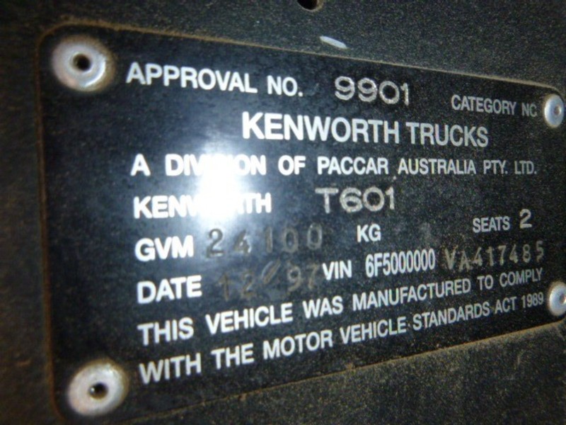 1997 KENWORTH T601 T601 Primemover T601 Truck