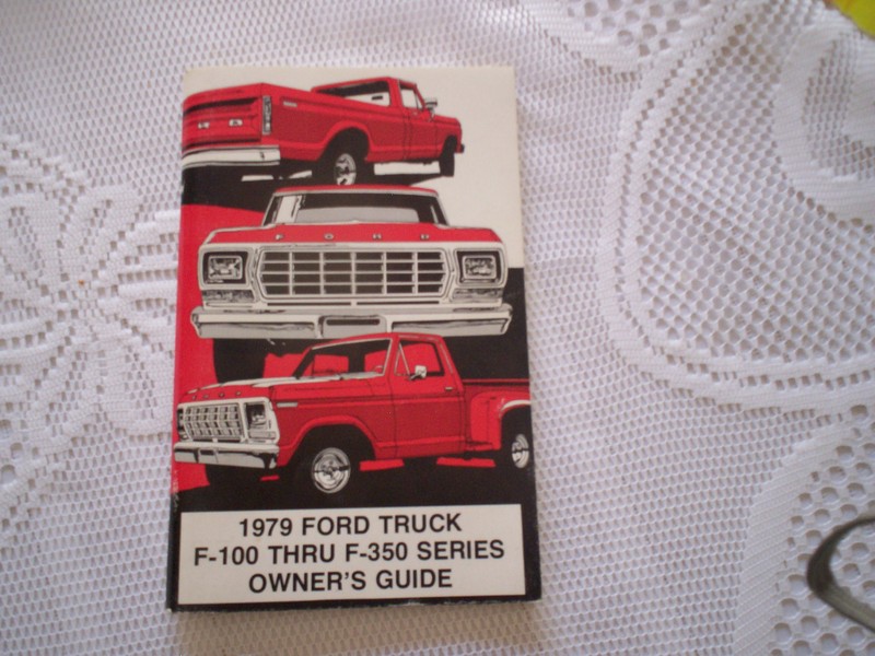 FORD USA 1979 F100-F350 Owner Manual