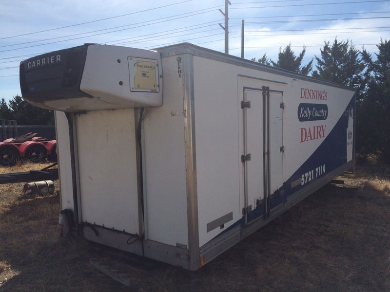 14 PALLET FRIDGE BODY WITH CARRIER SUPRA 850 UNIT 1703