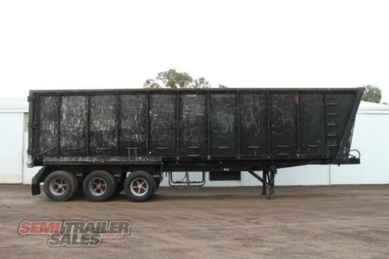 2002 SAMS Semi Scrap Semi Tipper Trailer
