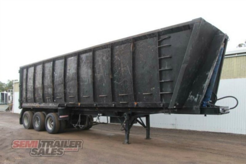 2002 SAMS Semi Scrap Semi Tipper Trailer
