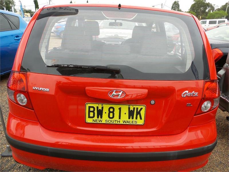 2004 HYUNDAI GETZ TB GL Hatchback 5dr Auto 4sp 1.5i