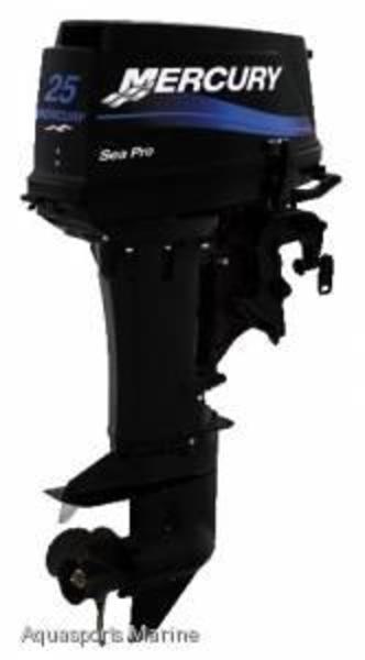 NEW MERCURY 25HP 2 STROKE SEAPRO OUTBOARD MOTOR