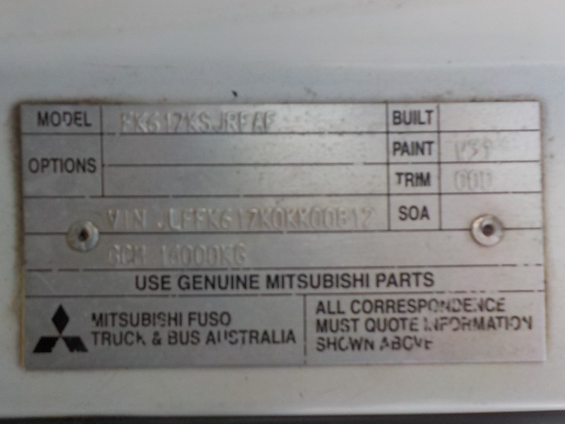 2006 MITSUBISHI FK617 Fuso FK617 Truck