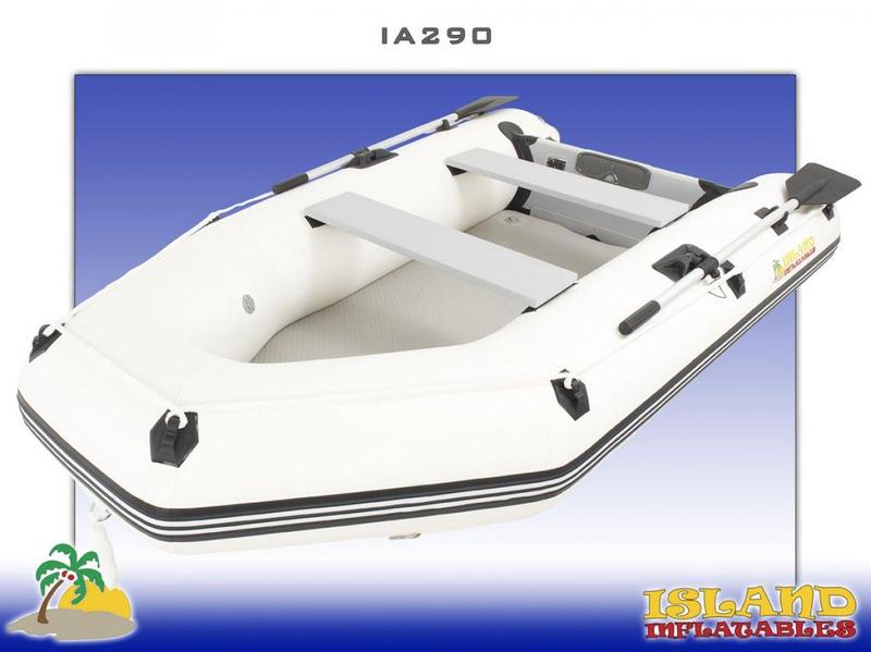 Island Inflatable IA290 with 6 Hp Parsun Outboard