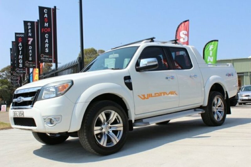 2011 FORD RANGER PK Wildtrak Utility Crew Cab 4dr Auto 5sp, 4x4 1016kg 3.0DT