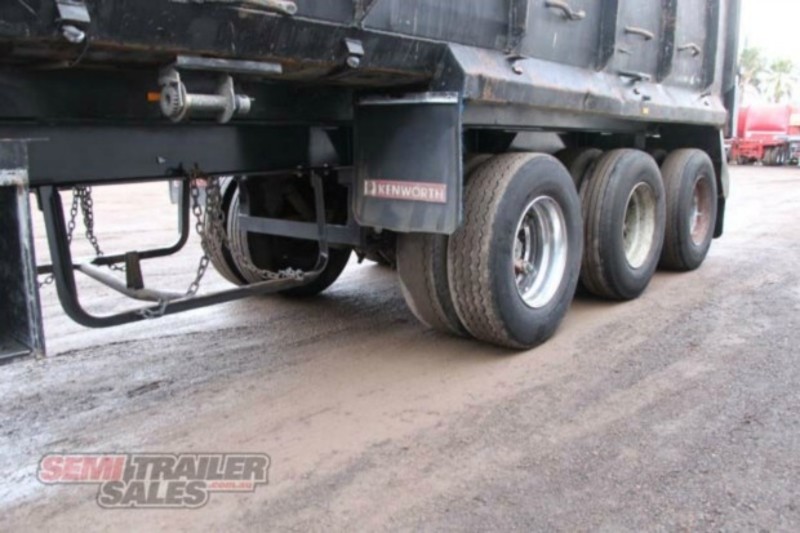 2002 SAMS Semi Scrap Semi Tipper Trailer