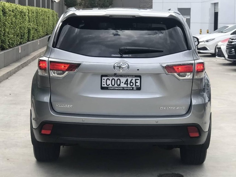 2016 TOYOTA KLUGER GRANDE GSU55R