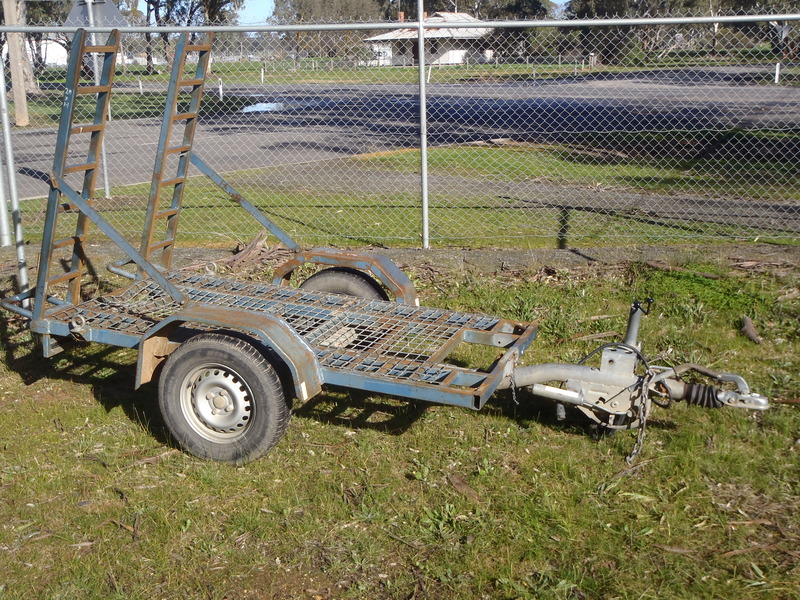 2008 HOME MADE 4 WHEEL MOTORBIKE/GOLF BUGGY TRAILER C011