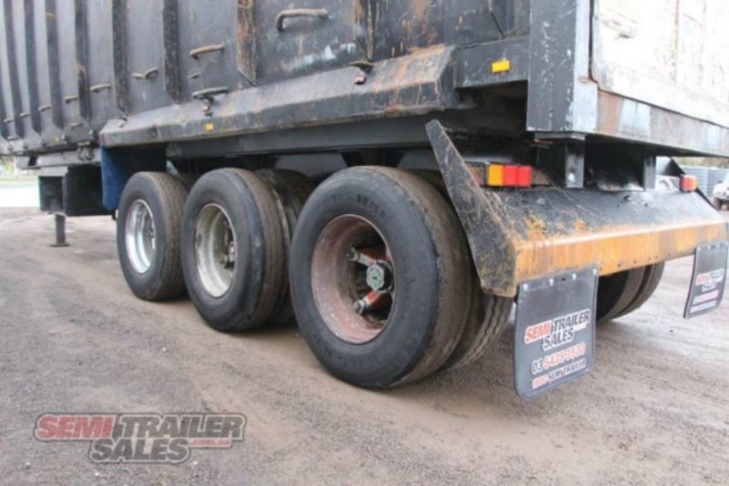 2002 SAMS Semi Scrap Semi Tipper Trailer