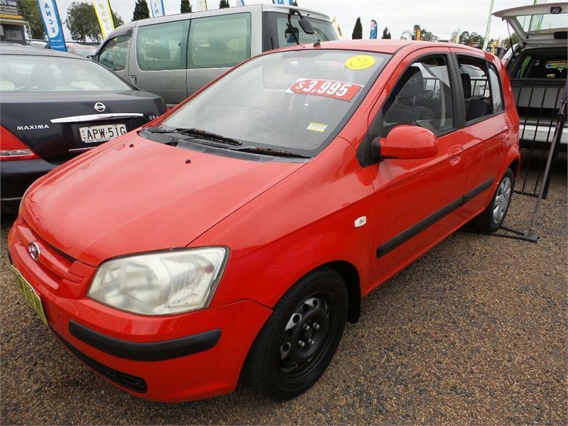 2004 HYUNDAI GETZ TB GL Hatchback 5dr Auto 4sp 1.5i