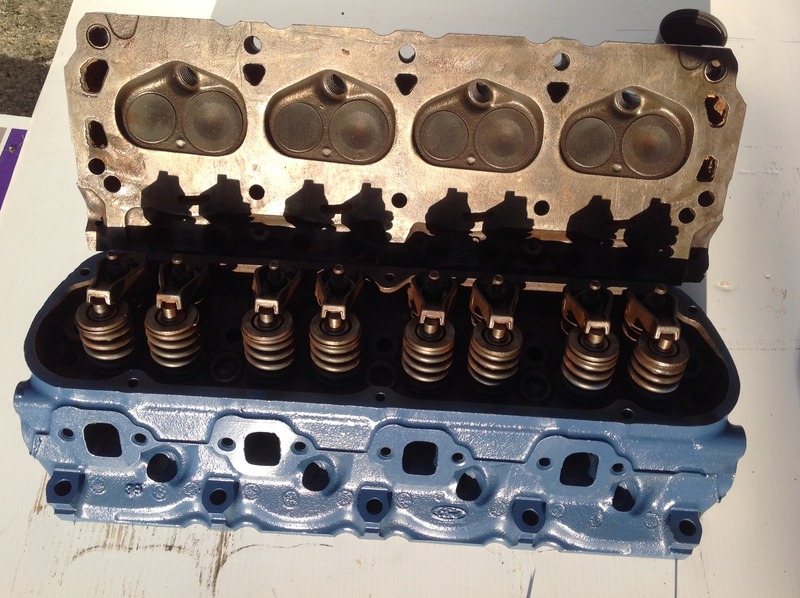 FORD WINDSOR FACTORY CAST IRON HEADS