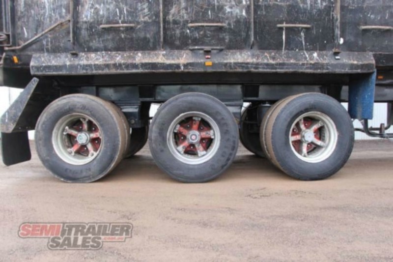 2002 SAMS Semi Scrap Semi Tipper Trailer