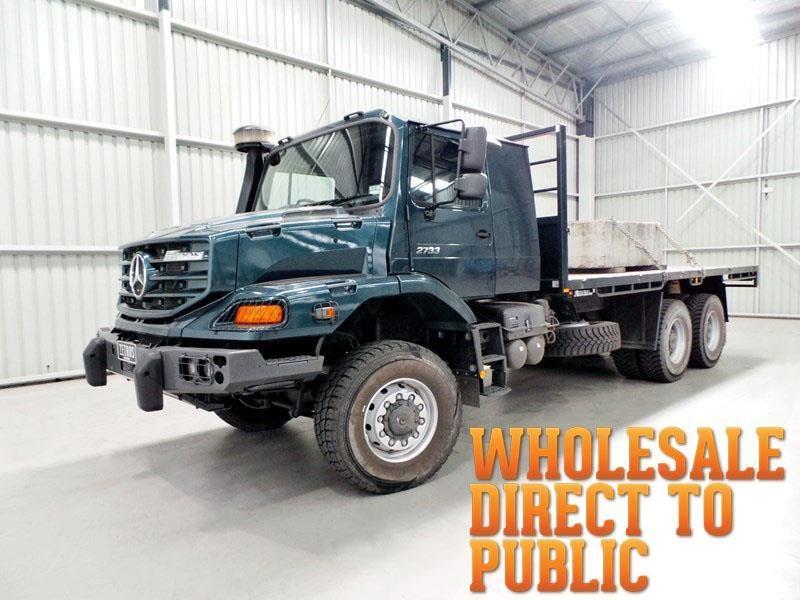 2014 MERCEDES-BENZ 2733 6X6 ZETROS TRAY TRUCK