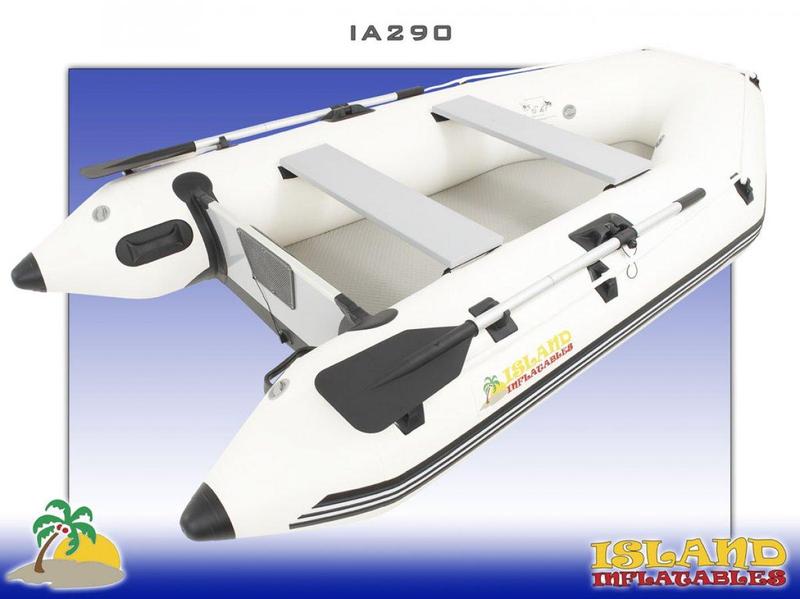 Island Inflatable IA290 with 6 Hp Parsun Outboard