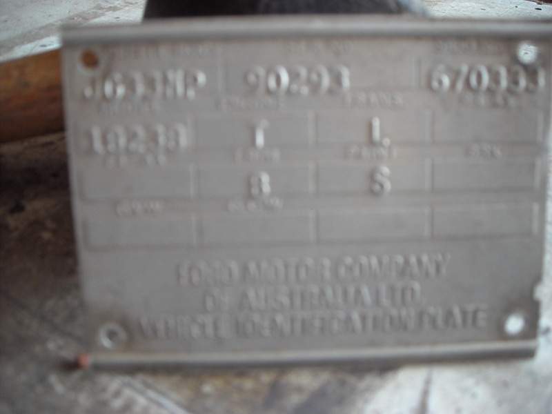FORD FALCON XA GT PARTS