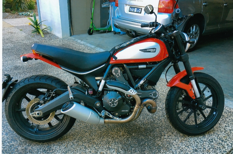 2015 DUCATI 800CC SCRAMBLER ICON