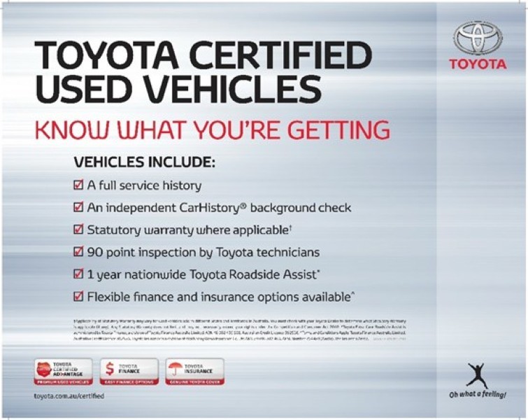 2011 TOYOTA COROLLA ASCENT ZRE152R MY11