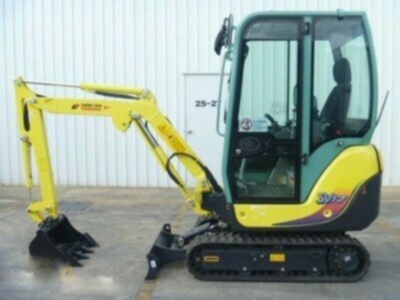 2011 Yanmar 21420 SV 17 Excavator Face