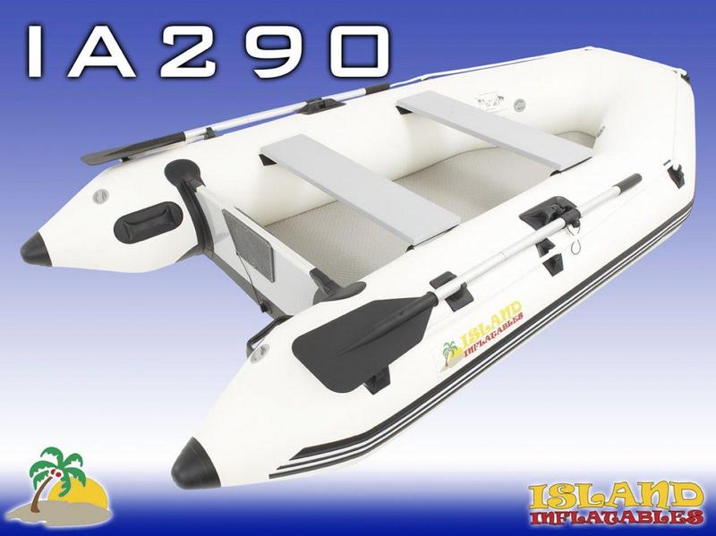 Island Inflatable IA290 with 6 Hp Parsun Outboard