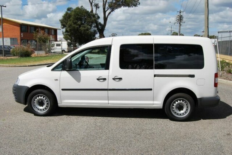 2010 VOLKSWAGEN CADDY TDI320 VAN MAXI LWB DSG 2KN MY11