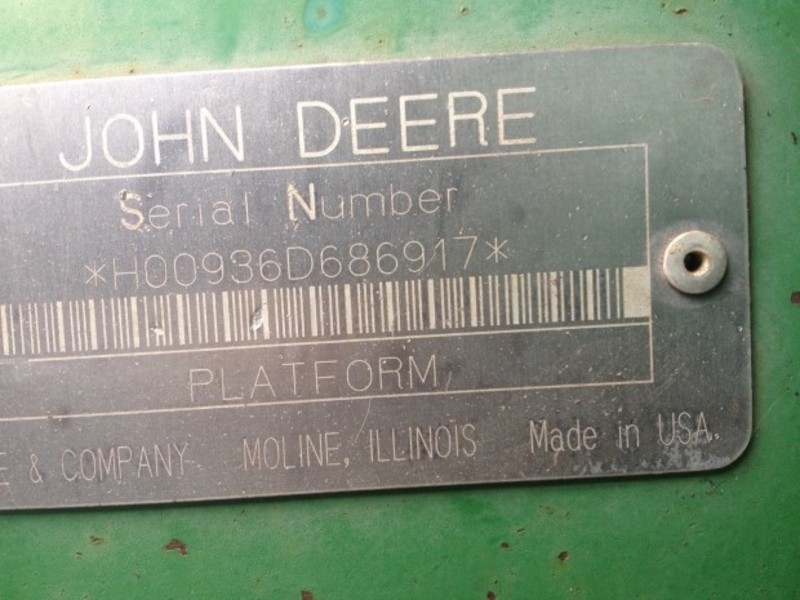 JOHN DEERE 936D Harvester Header