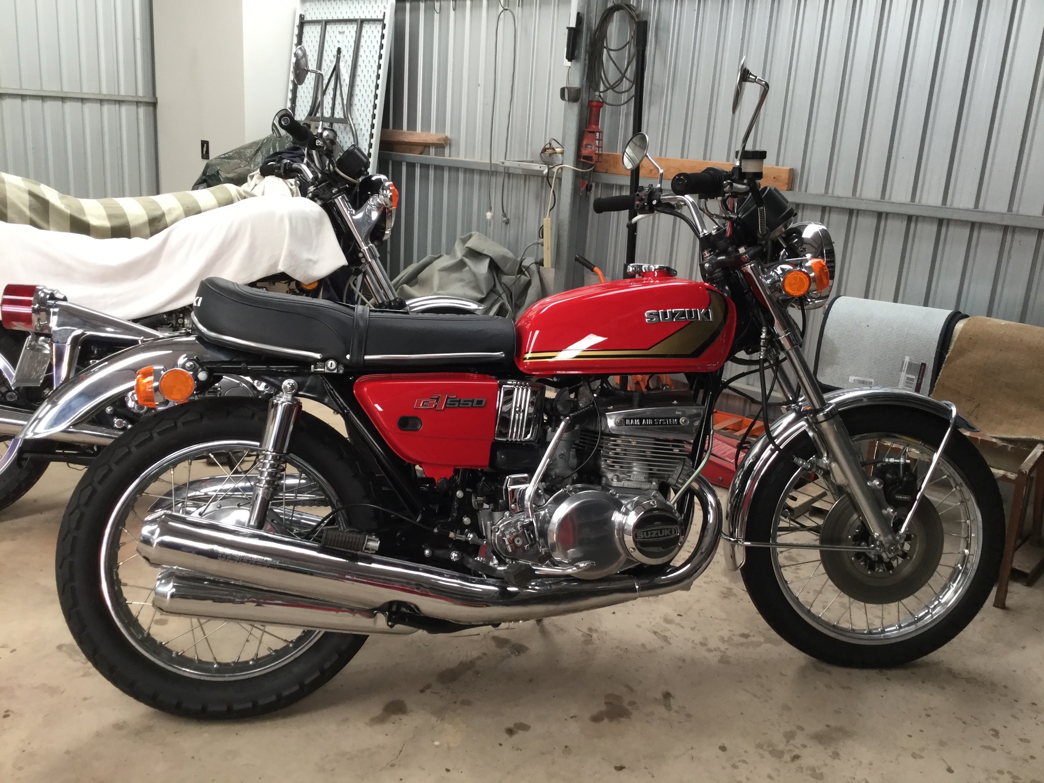 1974 SUZUKI GT550 L 550L ROAD