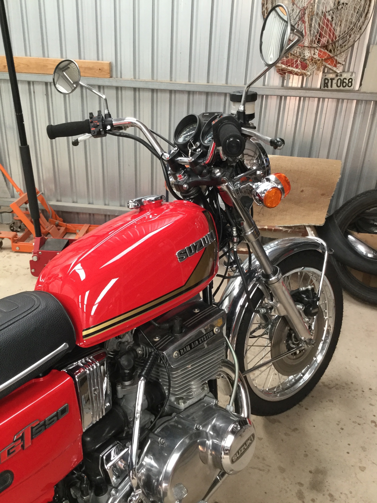 1974 SUZUKI GT550 L 550L ROAD