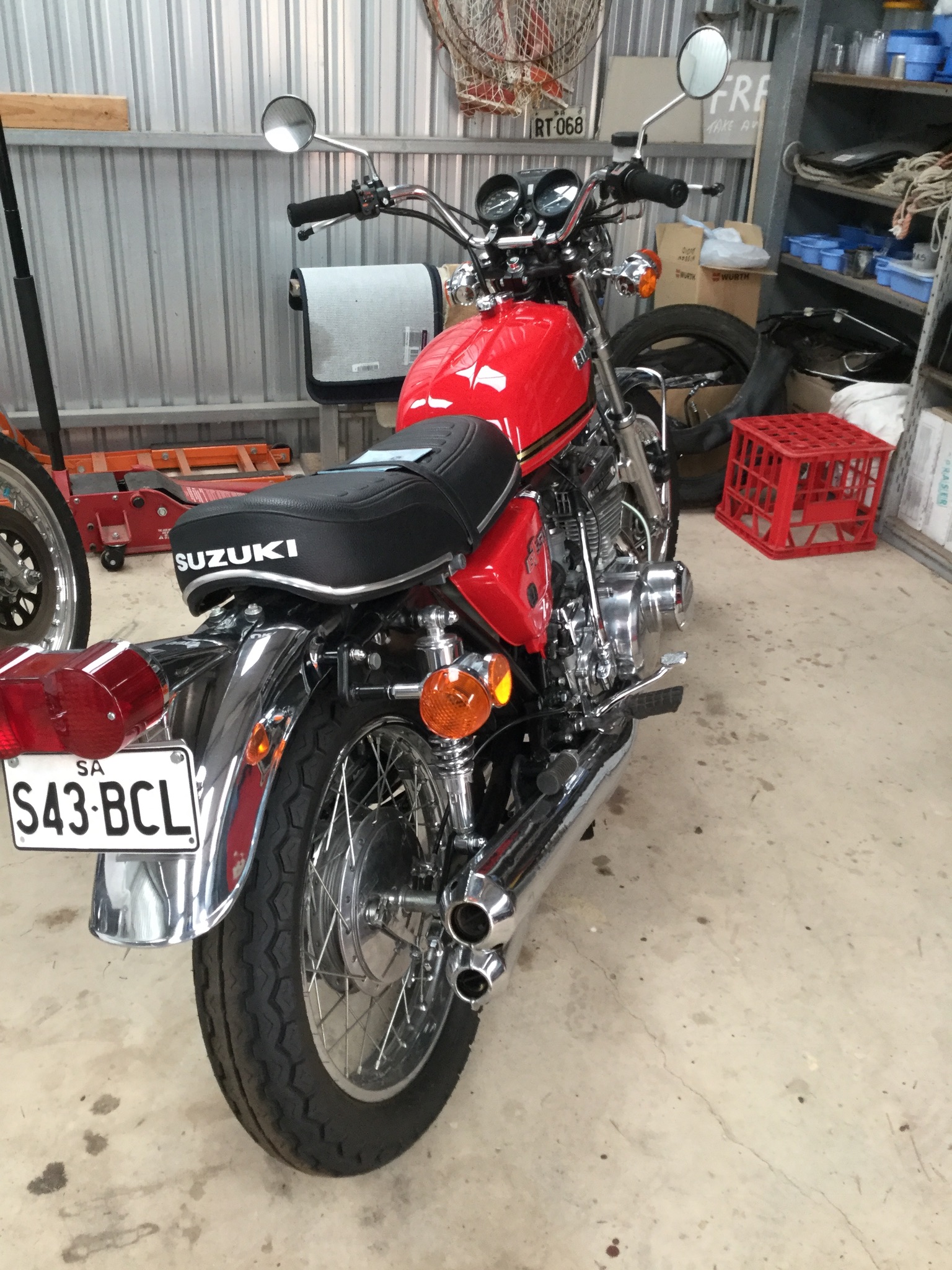 1974 SUZUKI GT550 L 550L ROAD