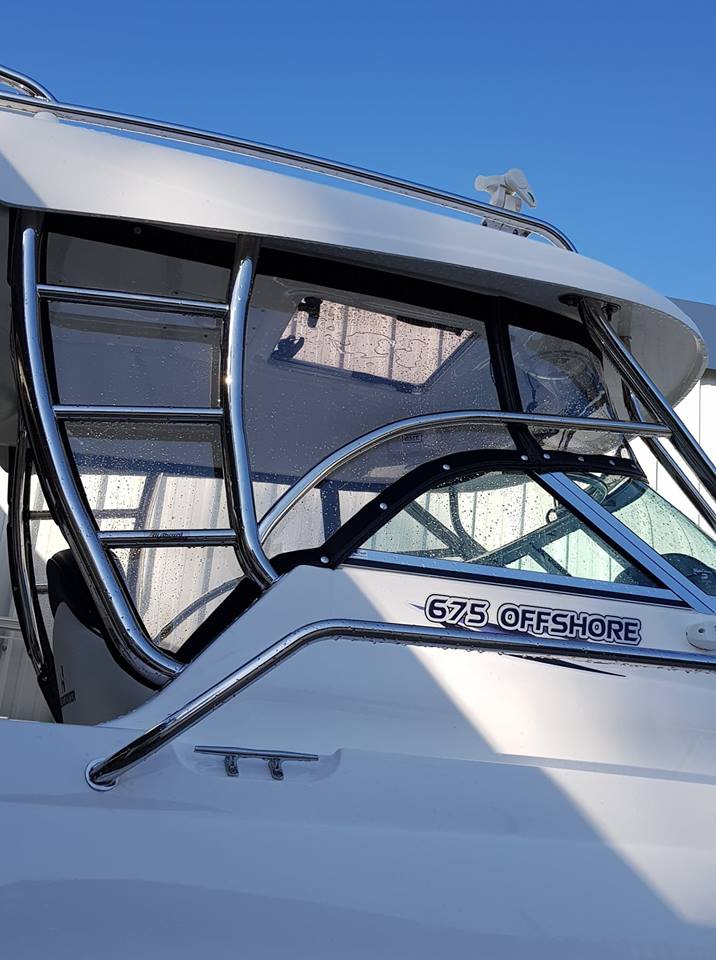 2015 HAINES HUNTER 675 OFFSHORE FISHER