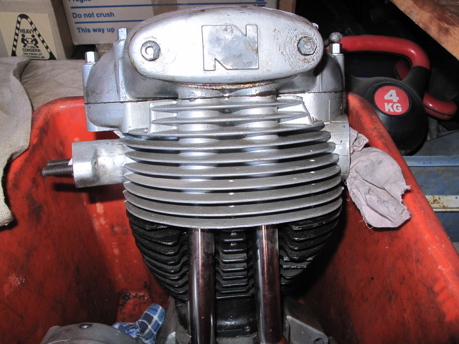 NORTON ES2 500 SINGLE RECONDITIONED ENGINE APPROX 1961