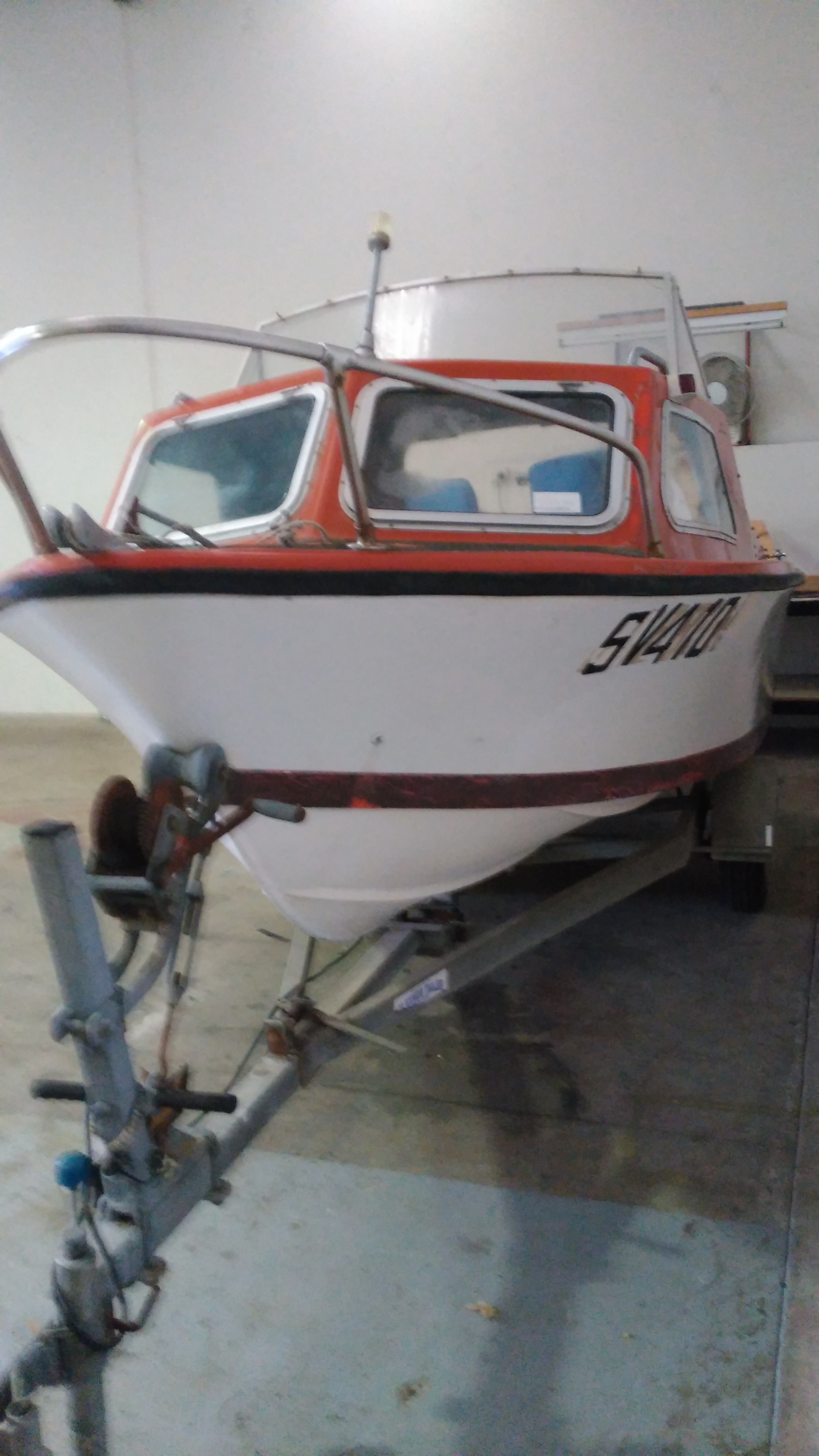 1985 Stejcraft Half Cab Outboard 3554831 FBGLASS