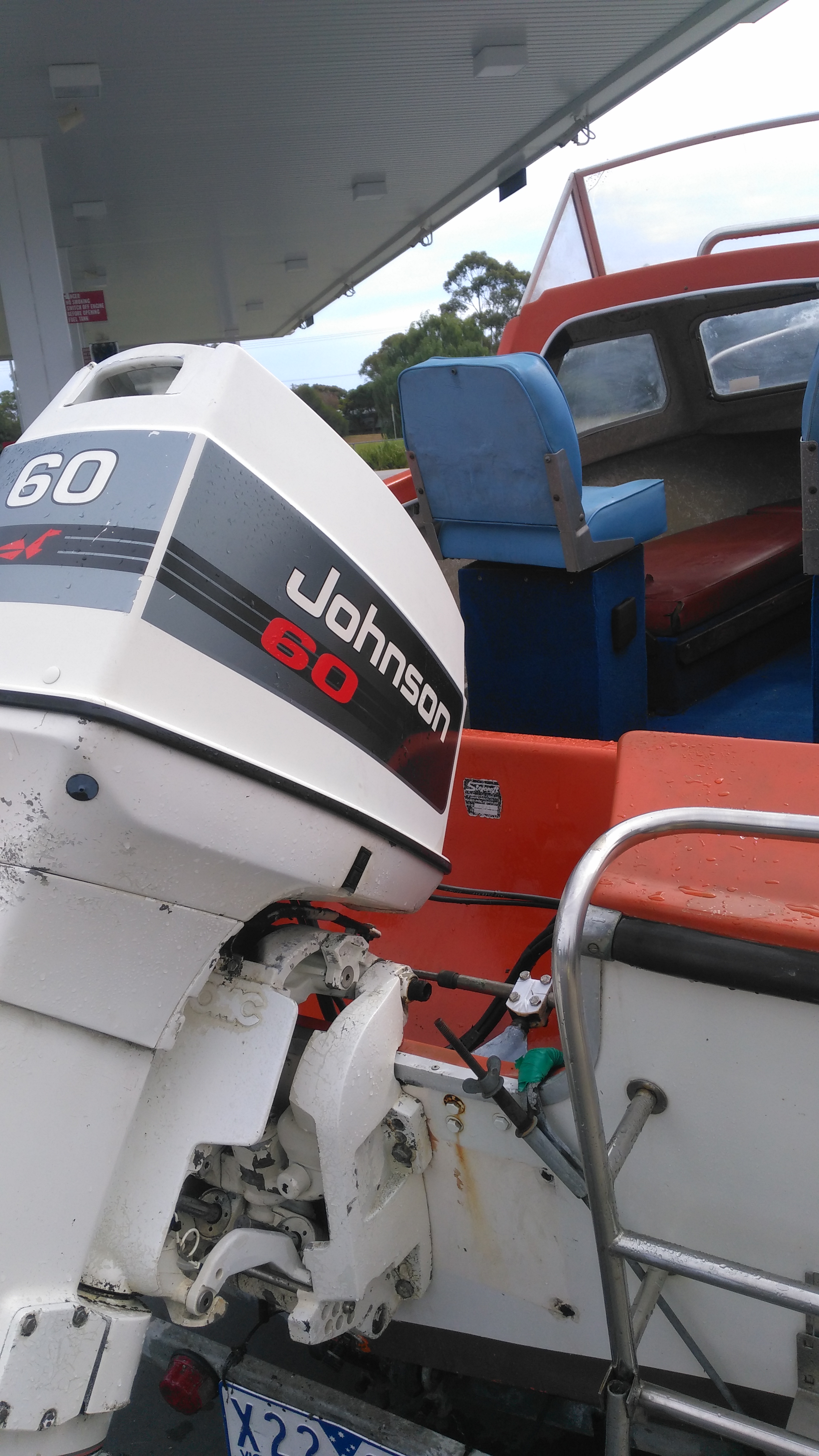 1985 Stejcraft Half Cab Outboard 3554831 FBGLASS
