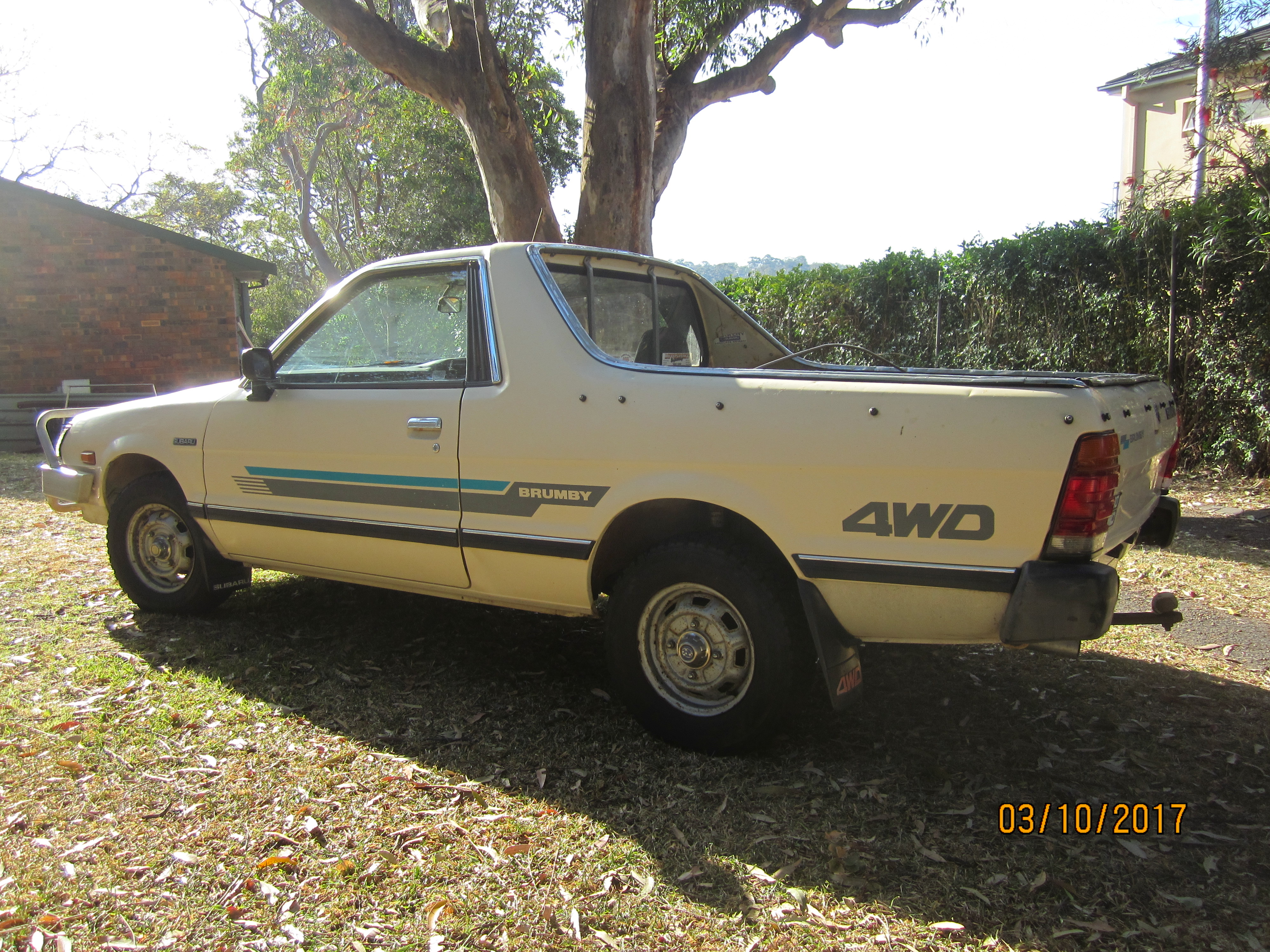 1991 SUBARU BRUMBY 4X4 P/UP 