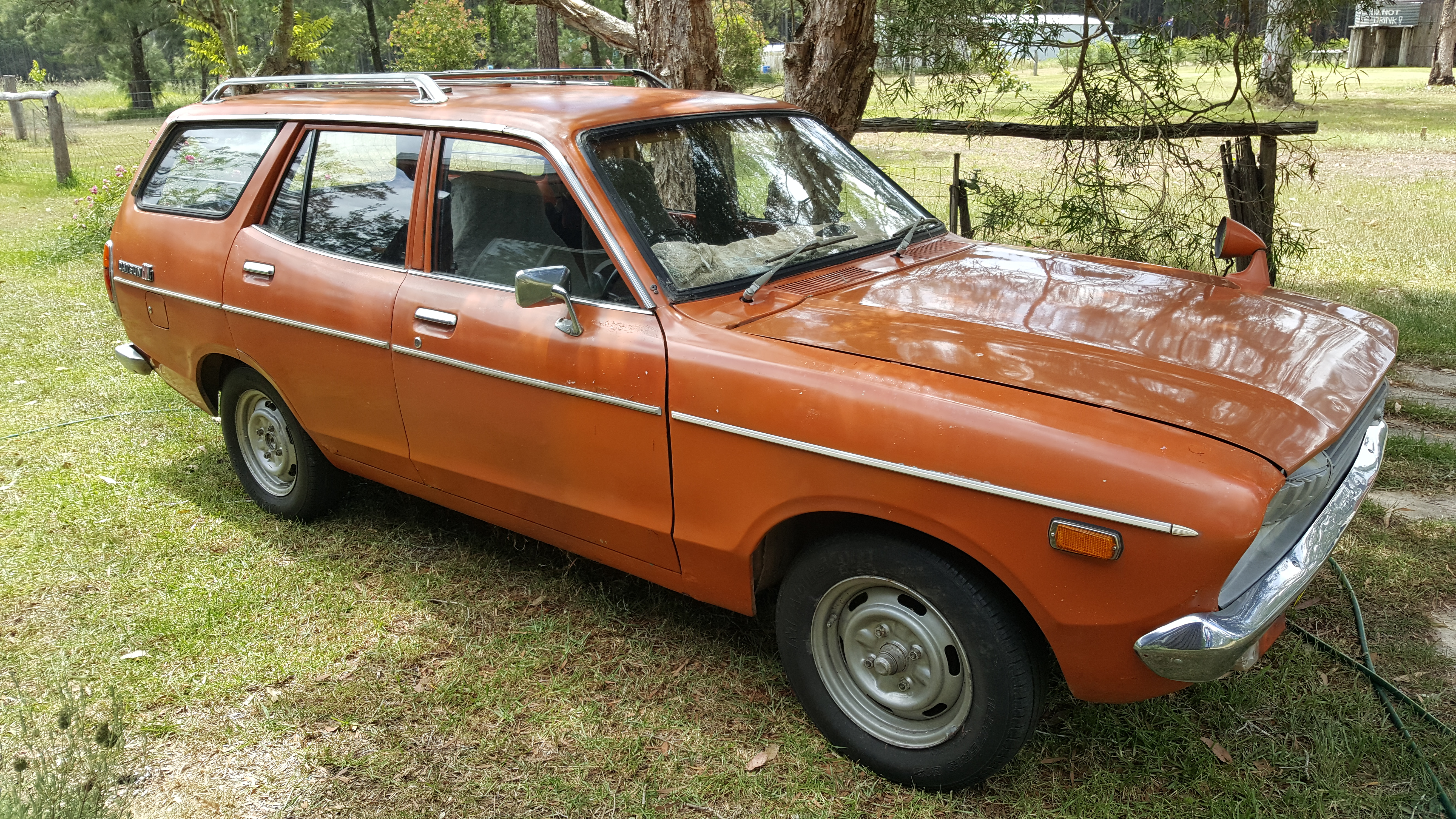 1976 DATSUN 120Y 4D WAGON 