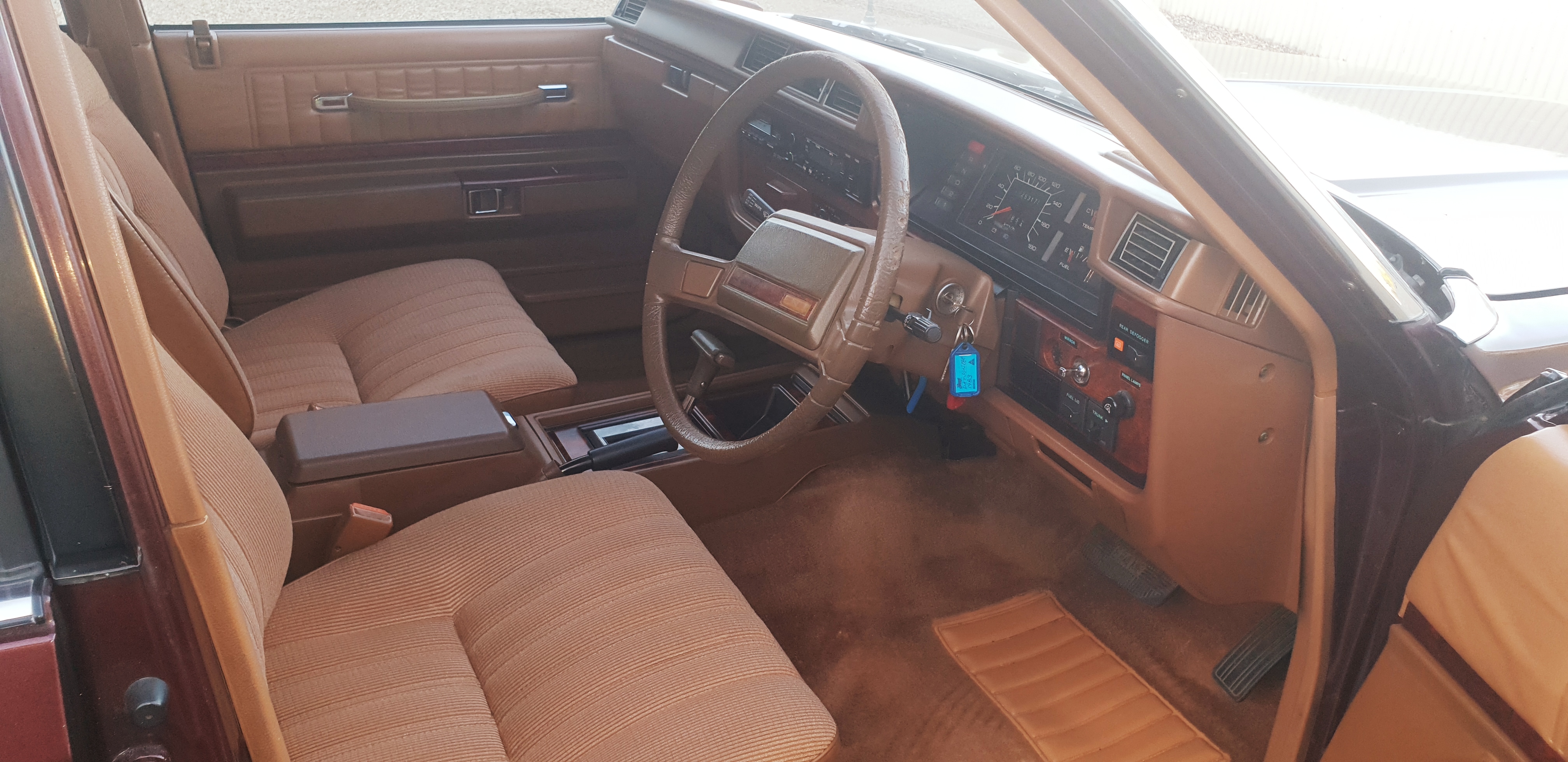 1981 DATSUN 280C 3 SP AUTOMATIC 4D SEDAN CARB