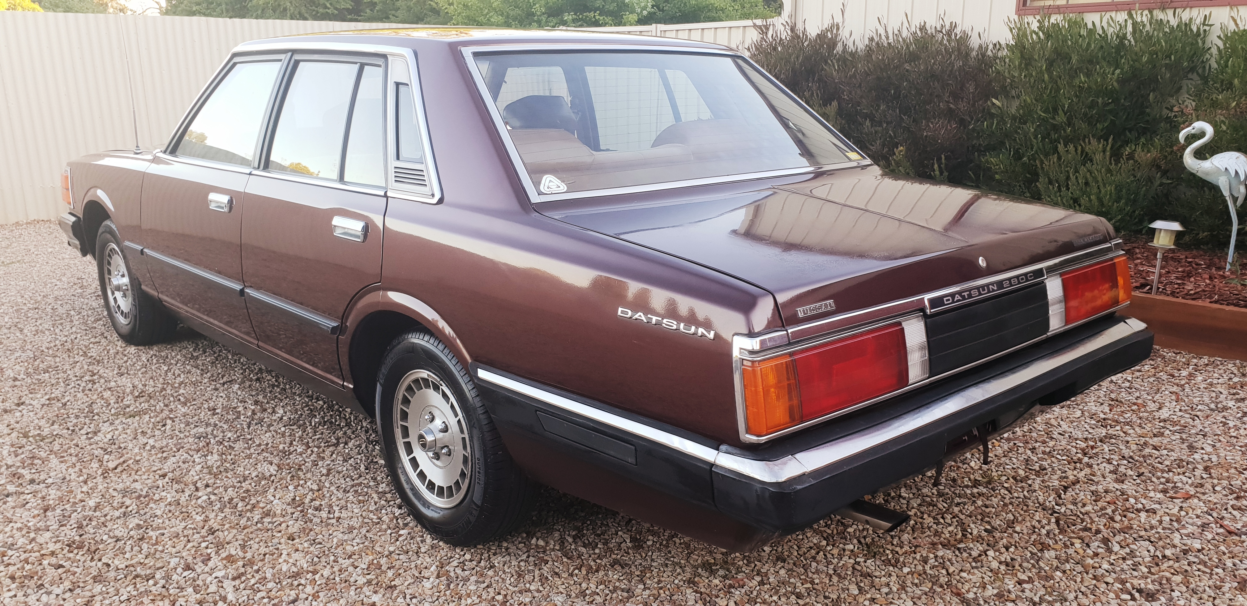 1981 DATSUN 280C 3 SP AUTOMATIC 4D SEDAN CARB