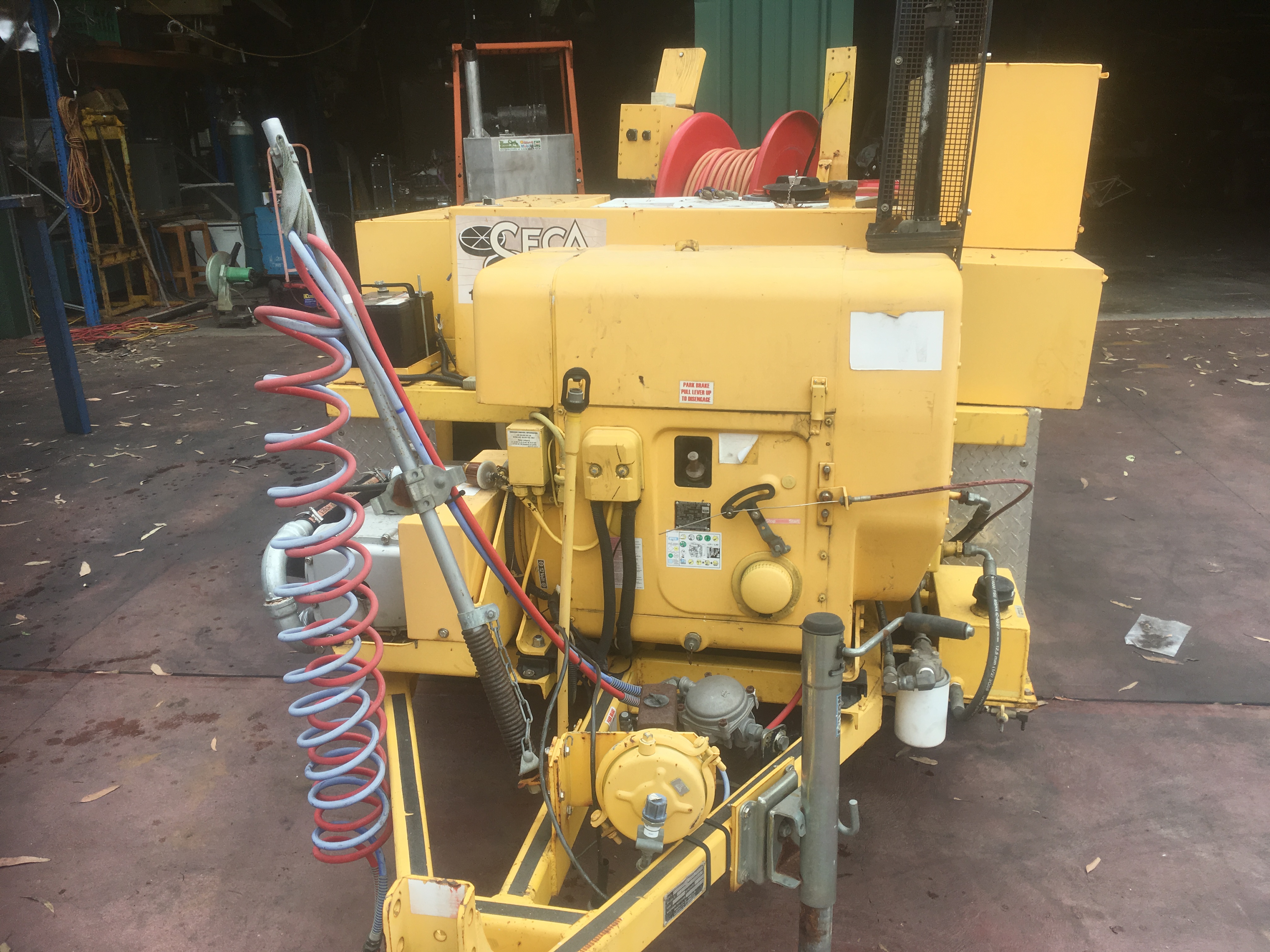 2009 SECA DRAIN CLEANER/JETTER MACHINE