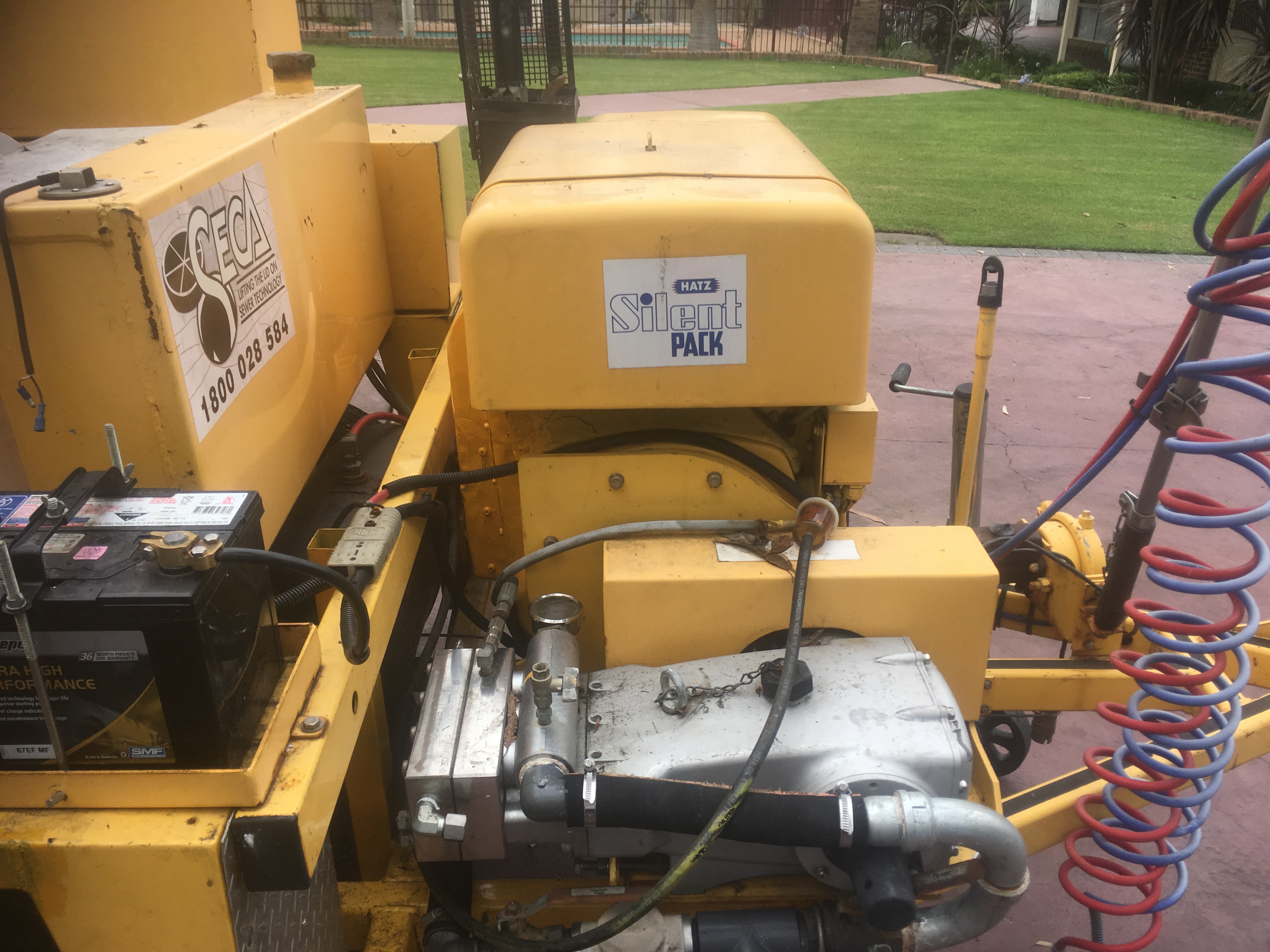 2009 SECA DRAIN CLEANER/JETTER MACHINE