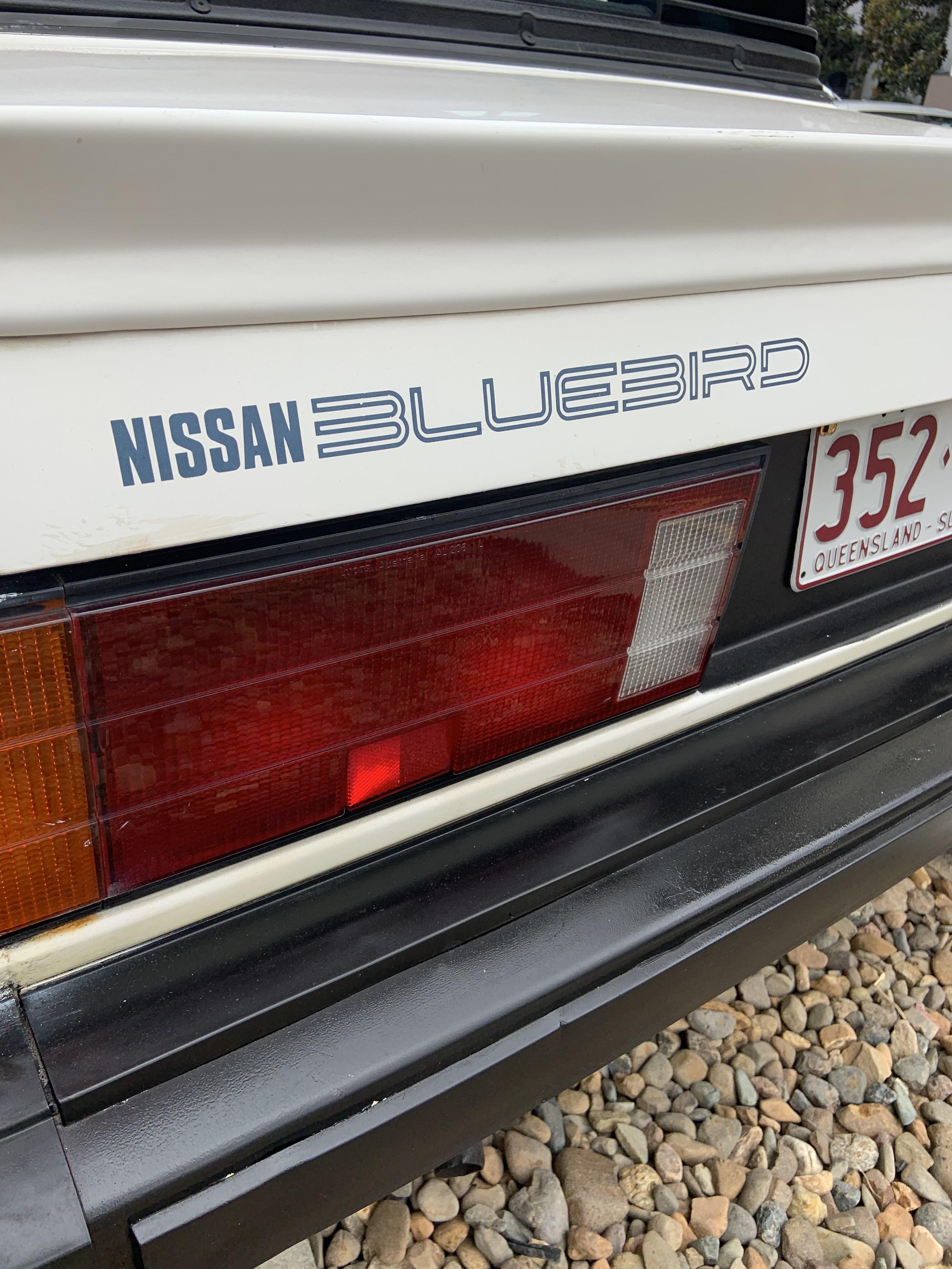 1982 NISSAN BLUEBIRD TRX SER I 4D SEDAN