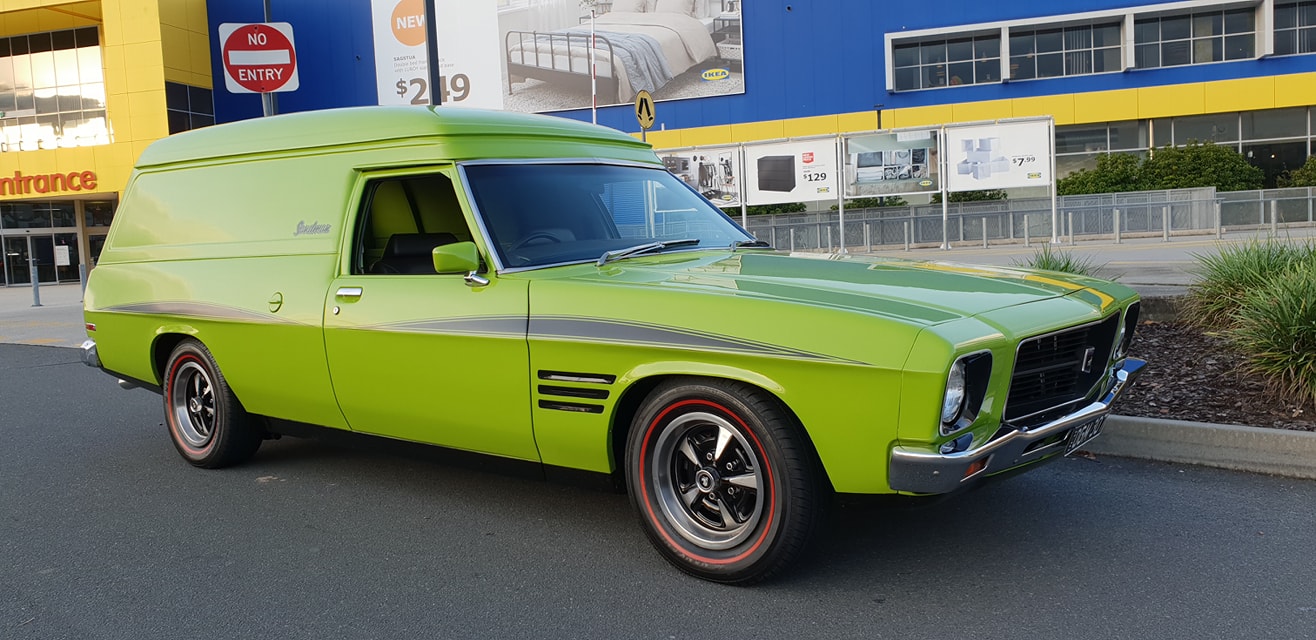 1974 HOLDEN HQ SANDMAN PANEL VAN TRIBUTE 