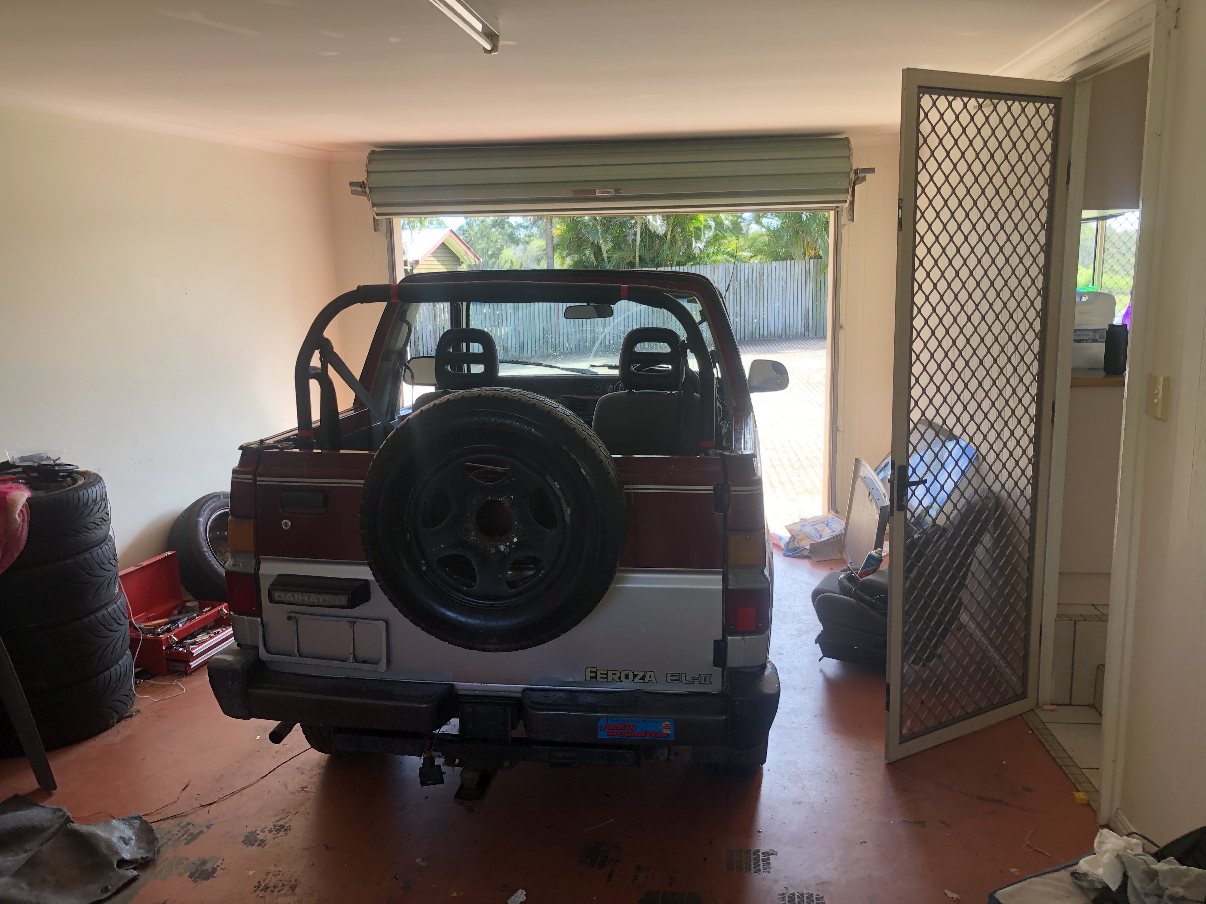 1989 DAIHATSU FEROZA (4x4) CONVERTIBLE SOFT TOP 