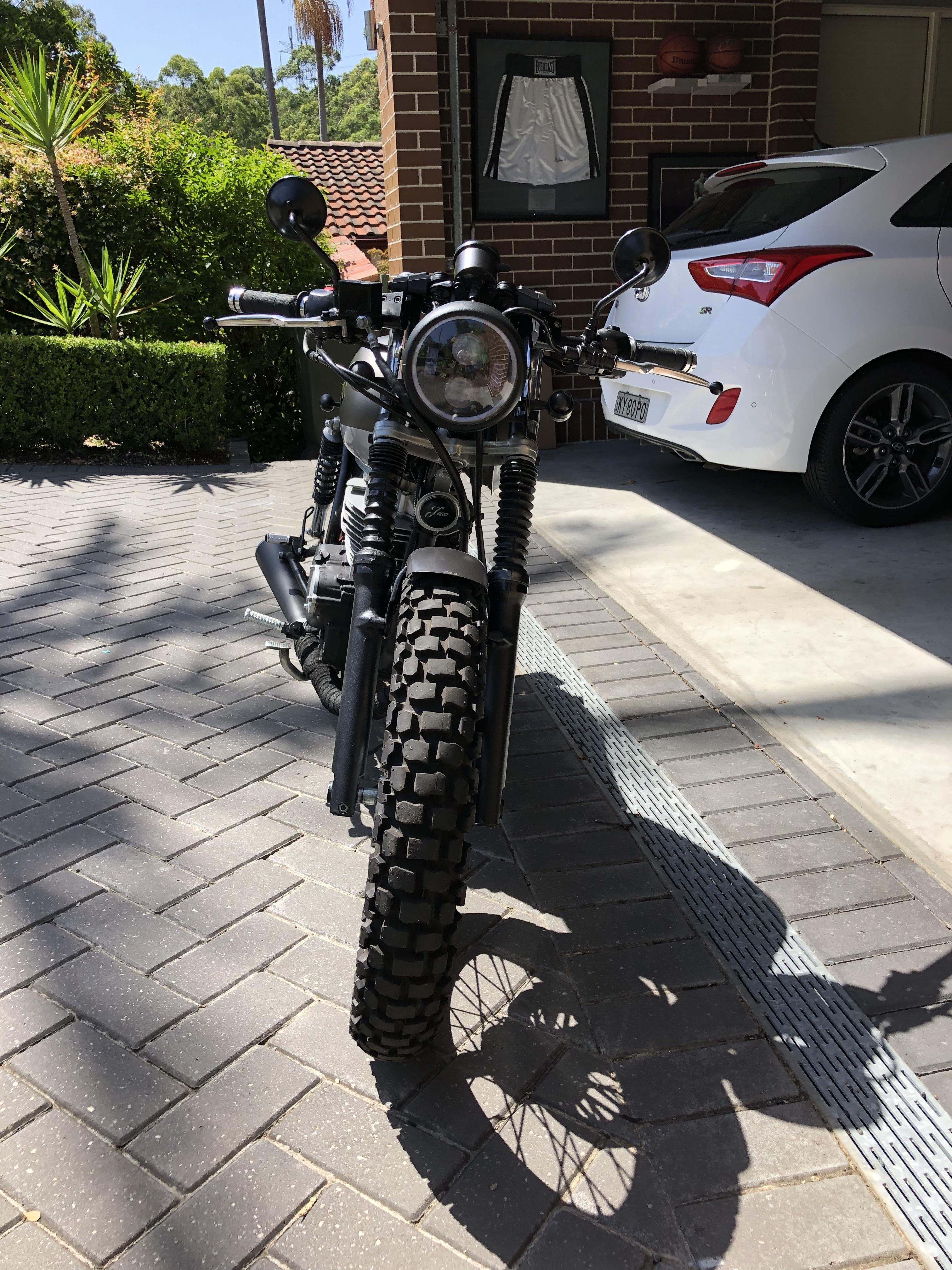 Custom Suzuki Tu250x 
