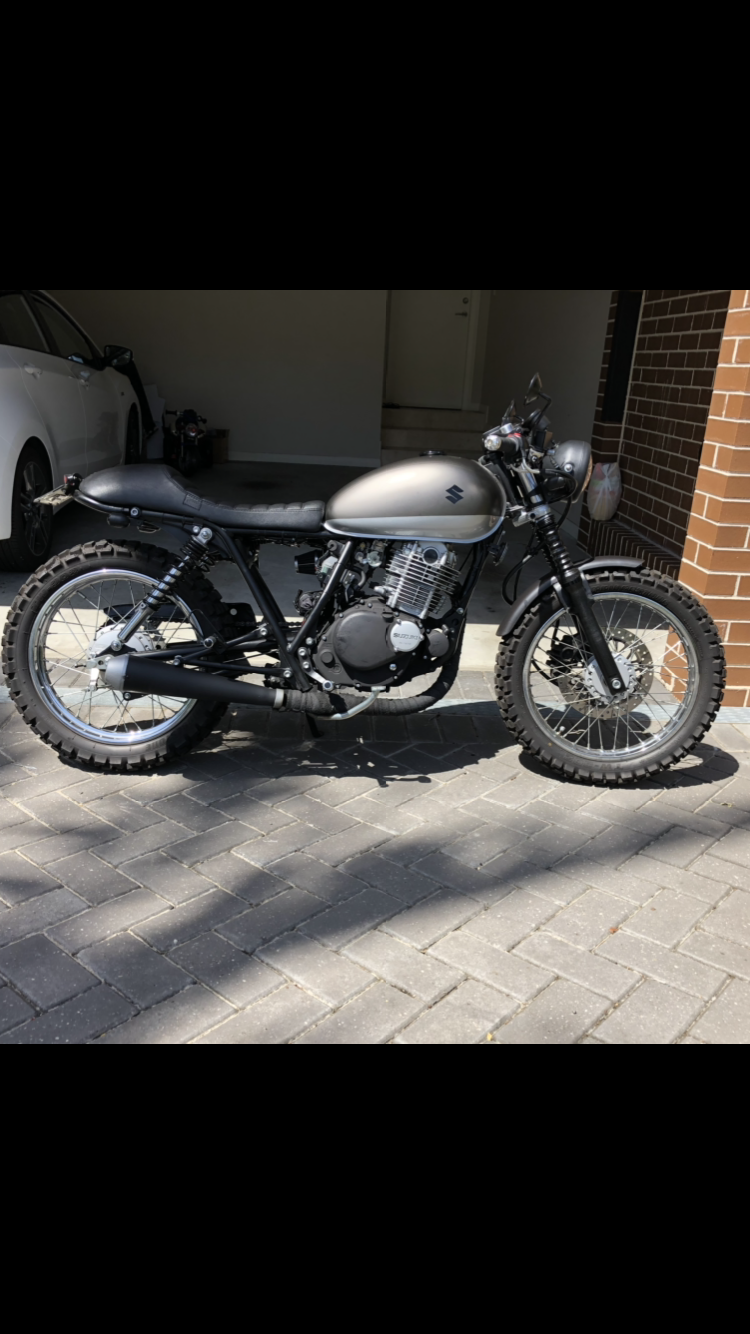 Custom Suzuki Tu250x 